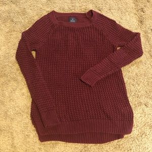 American Eagle Womens jegging sweater Sz S, plum/maroon. Great shape!